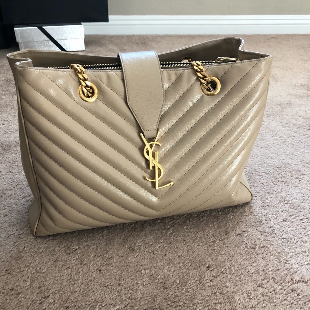Nude YSL Purse
